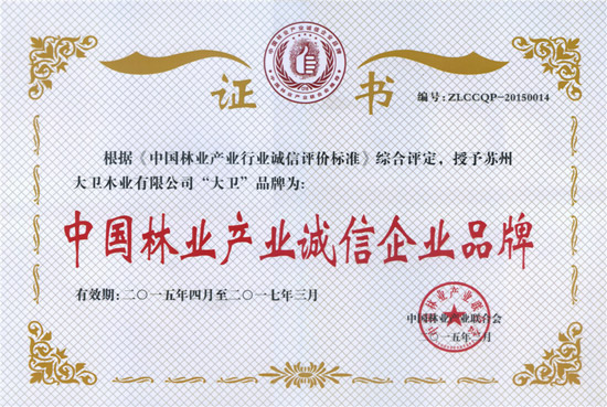 “大衛”榮獲“中國林業產業誠信企業品牌”.jpg